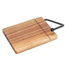 Load image into Gallery viewer, Acacia Wood &amp; Stainless Steel Cheese Slicer
