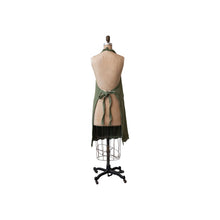 Load image into Gallery viewer, Waffle Weave Apron w/ Lace Trim

