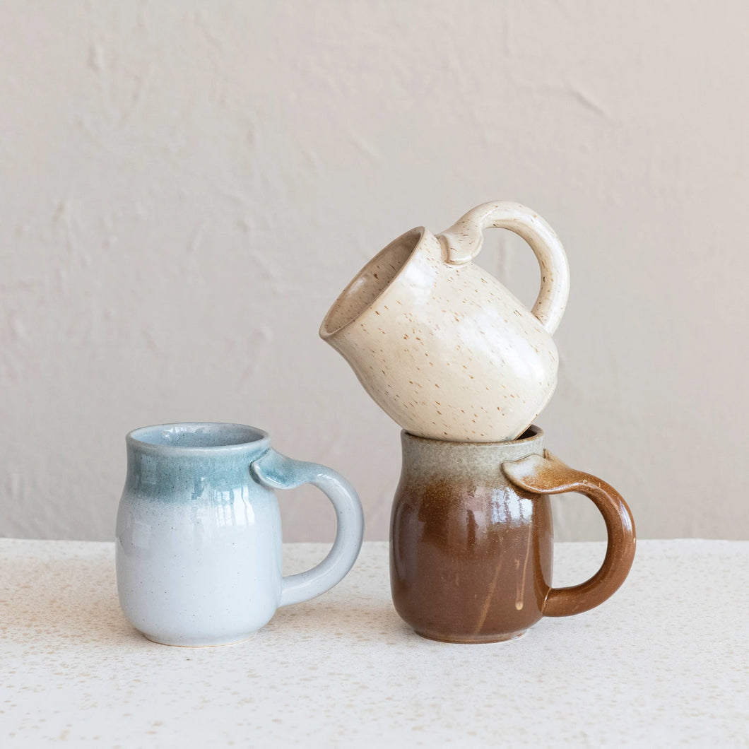 Whale Tail Pottery Mug