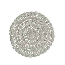 Load image into Gallery viewer, Recycled Cotton Blend Crocheted Placemat
