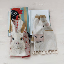 Load image into Gallery viewer, Farm Animal Printed Tea Towels
