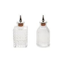 Load image into Gallery viewer, Pressed Glass Bitters Bottle w/ Spout
