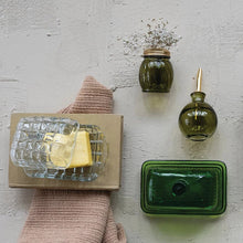 Load image into Gallery viewer, Olive Green Glass Spice Shaker

