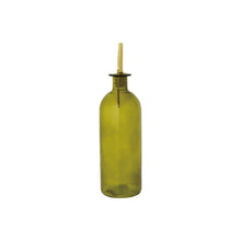 Load image into Gallery viewer, Olive Glass Oil Cruet

