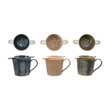 Load image into Gallery viewer, Stoneware Mug w/ Strainer
