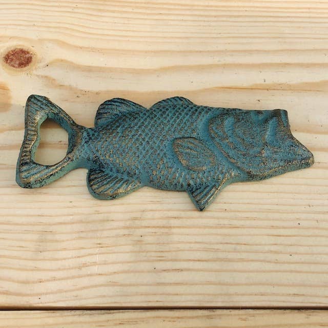 Cast Iron Largemouth Bass Bottle Opener