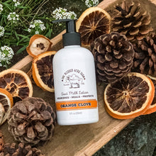 Load image into Gallery viewer, Orange Clove Goat Milk Lotion by One Blessed Acre Farm
