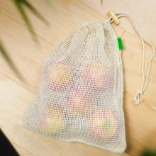 Load image into Gallery viewer, Organic Cotton Mesh Produce Bags - 2pk
