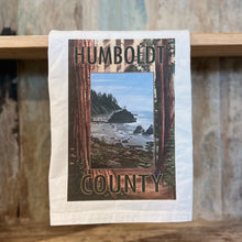 Load image into Gallery viewer, Redwoods Beach Scene Tea Towel
