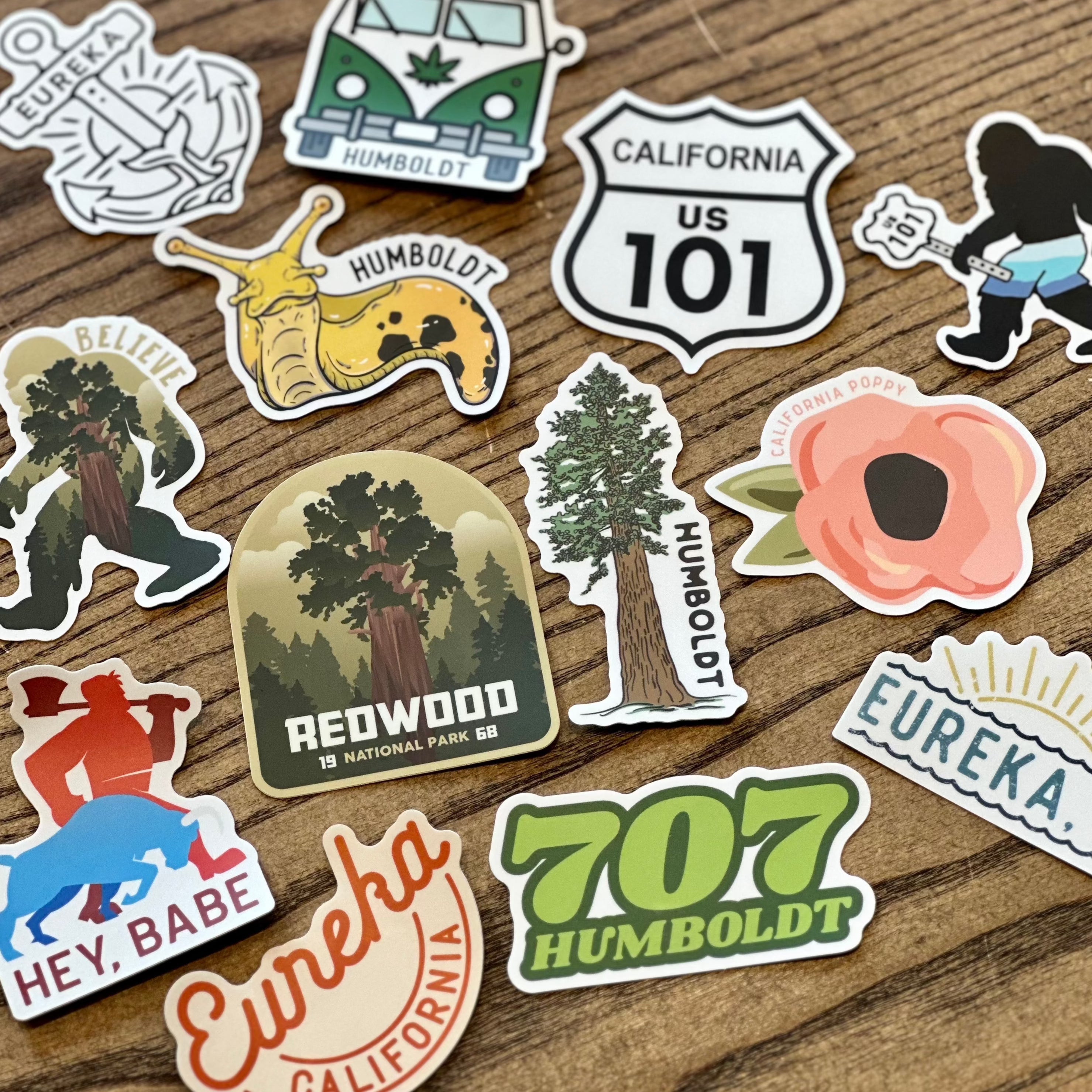 Humboldt County Vinyl Stickers – The Humboldt Mercantile