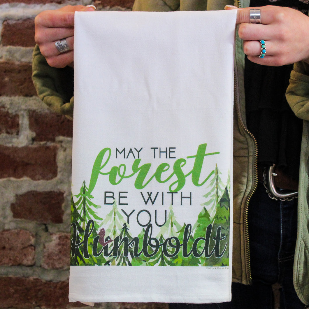 Forest Be With You Tea Towel
