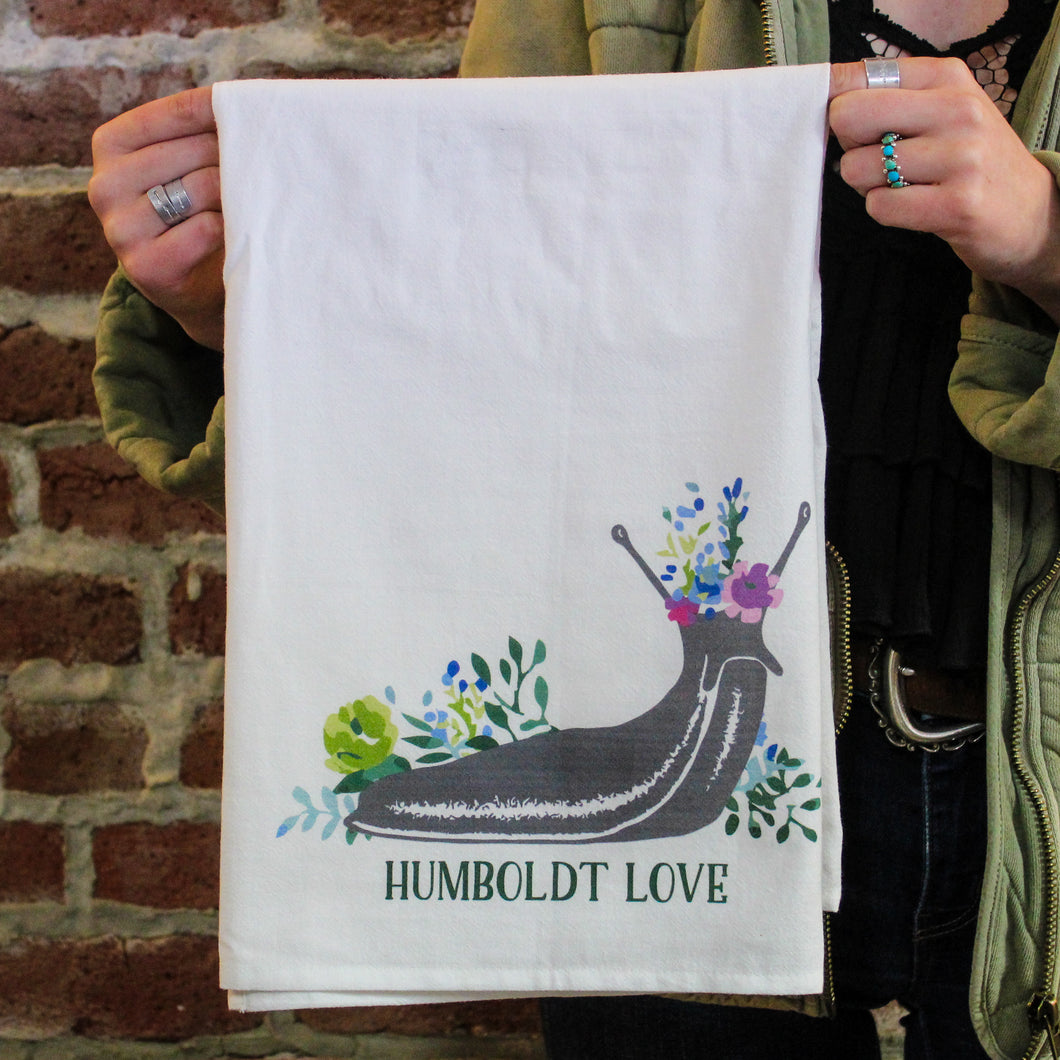 Humboldt Love Slug Tea Towel