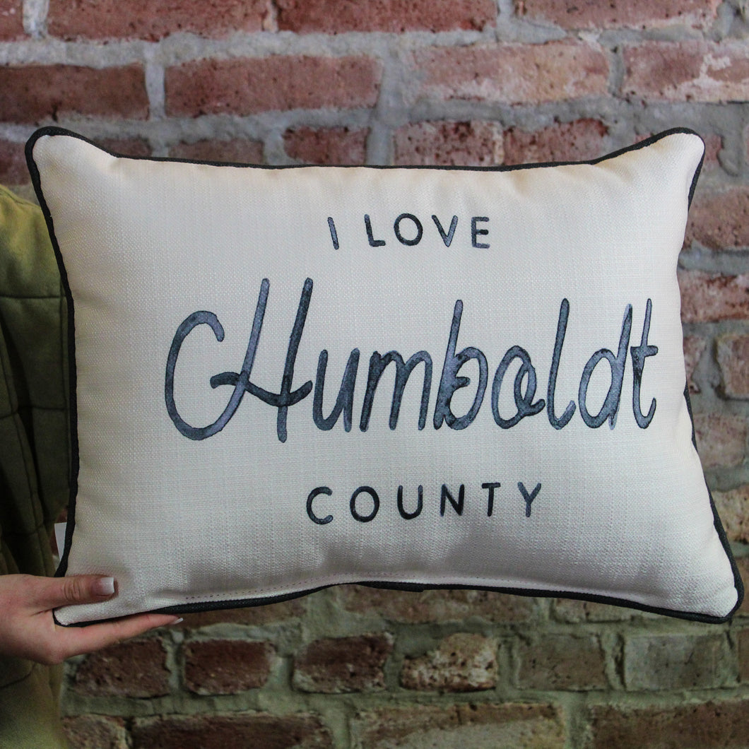 I Love Humboldt County Pillow